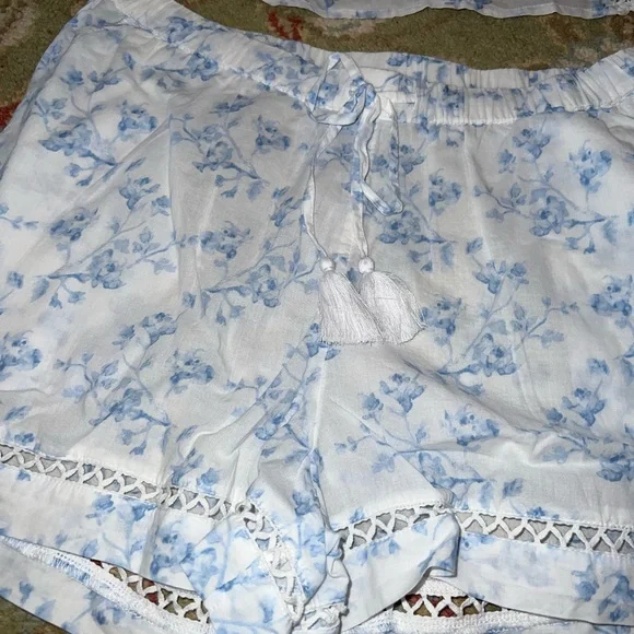 NWT Caroline Constas New York Floral Lace Trim Cami and Shorts Set - Picture 3 of 6